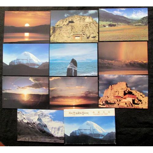 Набор открыток "Виды Тибета" (5)
