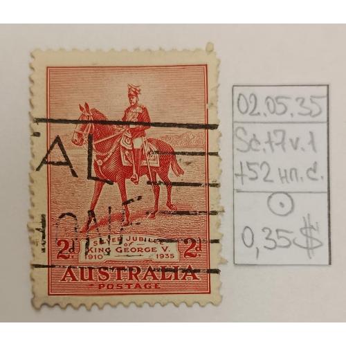 Австралія, 1935 рік, 25-та річниця коронації короля Георга V