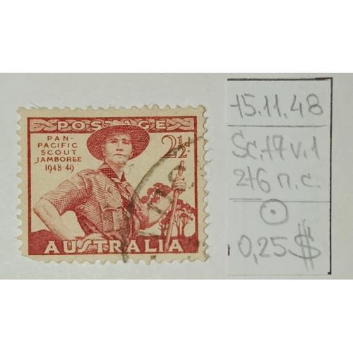 Австралія, 1948 рік, Пан-Тихоокеанське скаутське джемборі, Вонга-Парк - Вікторія