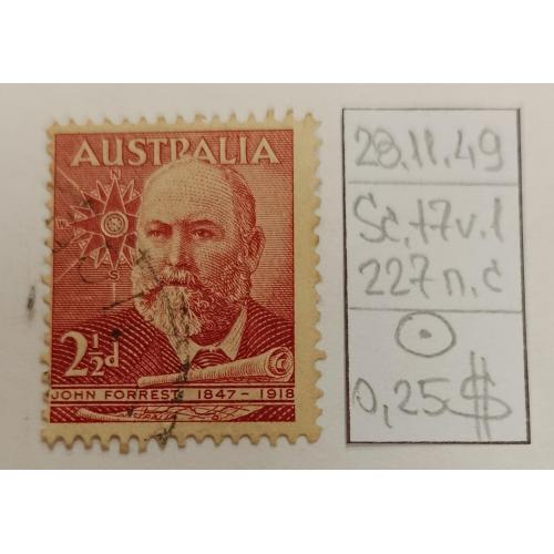 Австралія, 1949 рік, Лорд Джон Форрест з Банбері