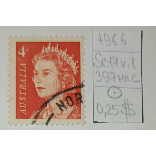 Австралія, 1966 рік, Королева Єлизавета II - Десяткова валюта