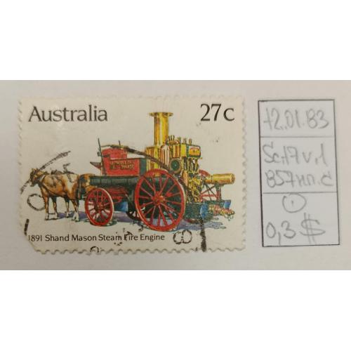Австралія, 1983 рік, Старі пожежні машини