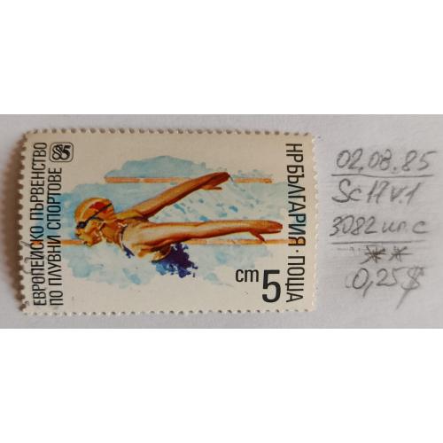 Болгарія, 1985 рік, Чемпіонат Європи з плавання, Софія