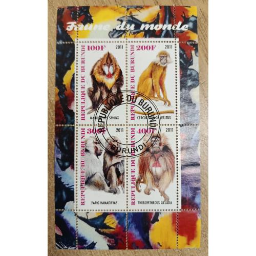 Бурунді, 2011 рік, Мавпи