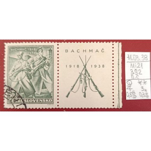 Чехословаччина, 1938 рік, 20-та річниця битви під Бахматчем (Україна)