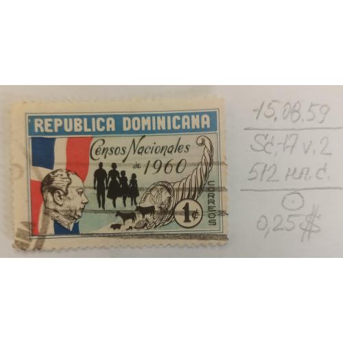 Домініканська Республіка, 1959, Національний перепис населення 1960 року
