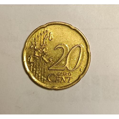 Нідерланди, 20 євроцентів, 2001 рік