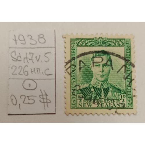 Нова Зеландія, 1938 рік, Король Георг VI