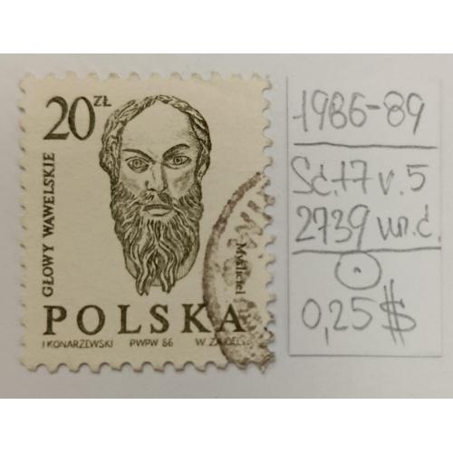 Польща, 1986 рік, Головні скульптури з Вавельського замку в Кракові