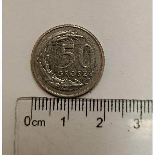 Польща 50 грошей, 2015 рік