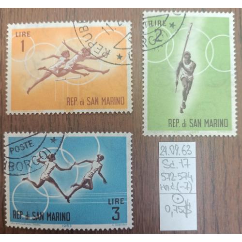 Сан-Маріно, 1964 рік, Олімпійські ігри - Токіо 1964, Японія