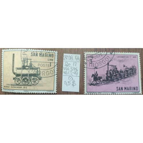 Сан-Маріно, 1964 рік, Старі локомотиви