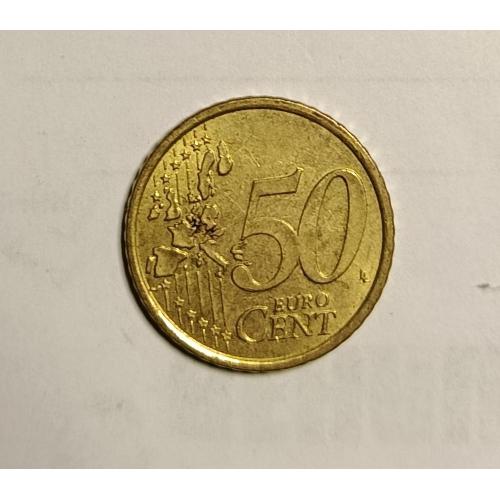 Італія, 50 євроцентів, 2002 рік