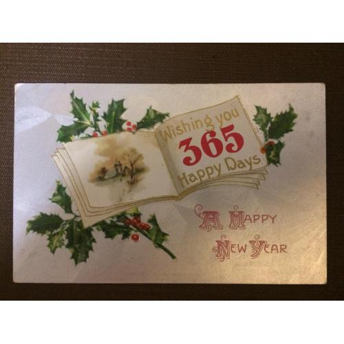 Новогодняя открытка " 365 Happy Days"