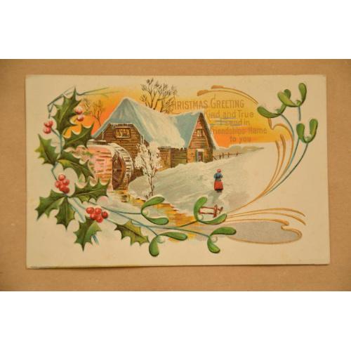 Рождественская открытка "Christmas greeting"