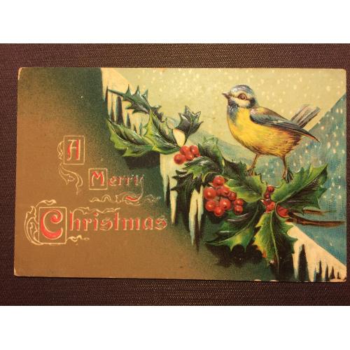 Рождественская открытка "Птицы"