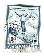 Марка Argentina Аргентина Лыжный Спорт гаш. (№733)