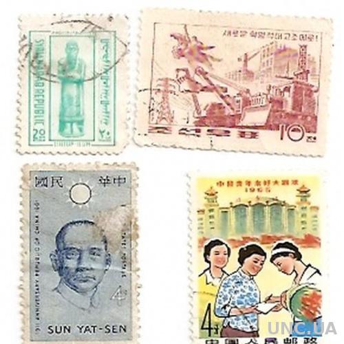 Набор Марок 6 шт. Азія гаш. (№505)