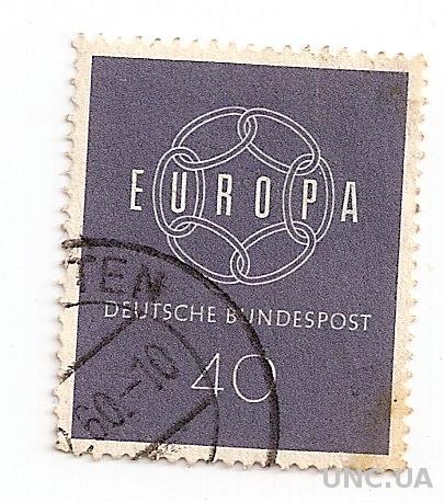 Марка EUROPA гаш  Федеральная почта Германии №843