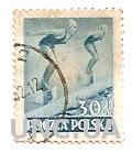 Марка Polska Польша Плавание 1952 гаш (№779)