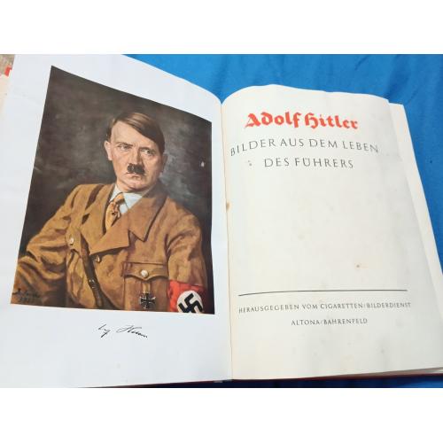 Адольф Гитлер. Редкая книга с жизнеописанием. Около 200 фото
