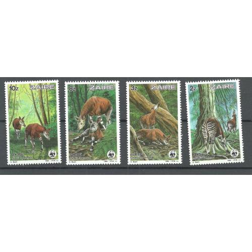 Фауна** Заир WWF  MNH