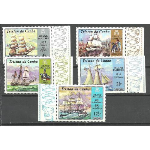 Корабли** Tristan da Cunha  MNH