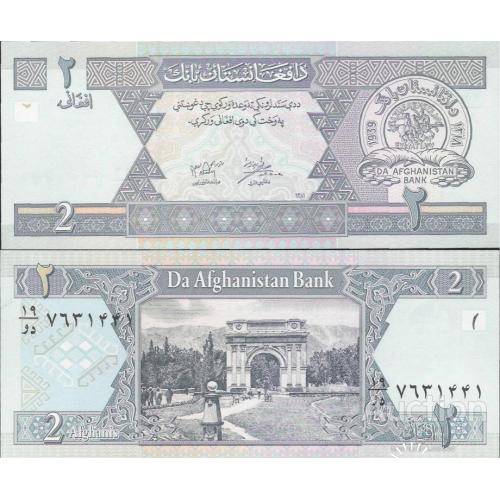 Афганистан - Afghanistan 2002 - 2 Afghani - Pick 65 UNC