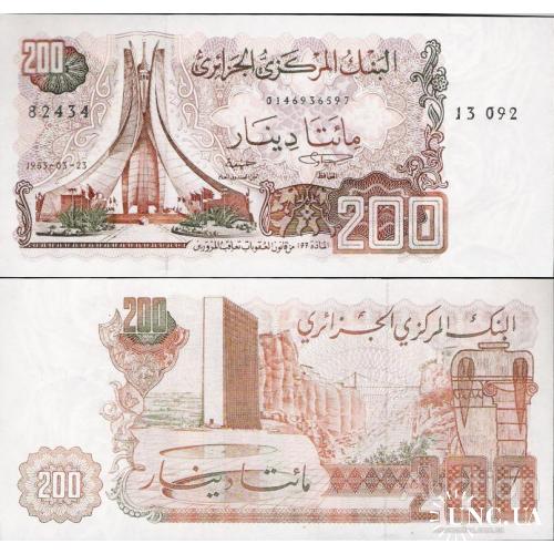 Алжир - Algeria 1983 - 200 dinars - Pick 135 UNC