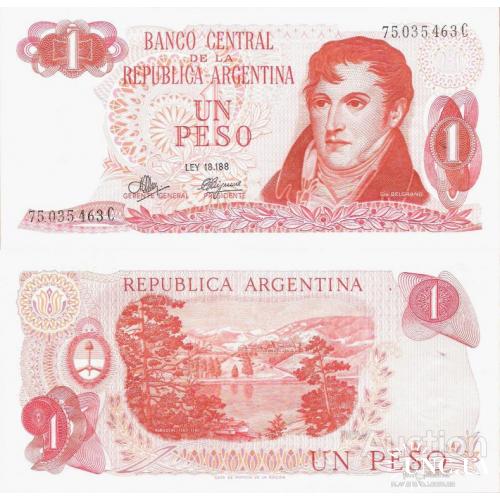 Аргентина - Argentina 1970-1973 ND - 1 Peso Pick 287 UNC