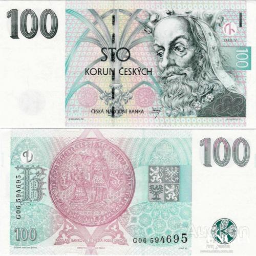 Чехия - Czech Republic 1997 - 100 korun - Pick 18 UNC