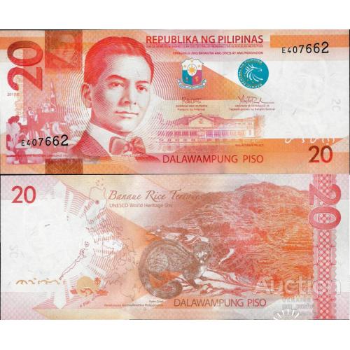 Филиппины - Philippines 2017 F - 20 piso - Pick 206 UNC