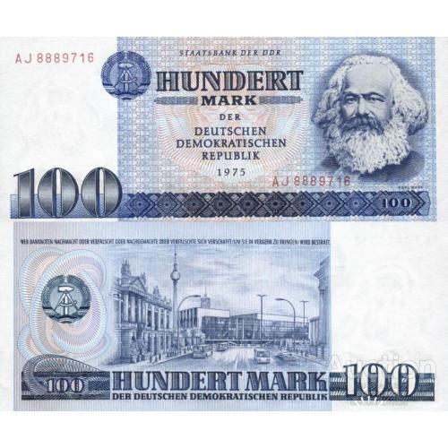 Германия - Germany Democratic Republic 1975 - 100 mark - Pick 31 UNC