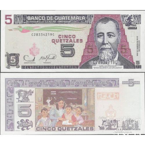 Гватемала - Guatemala 2006 - 5 quetzales - Pick 106b UNC