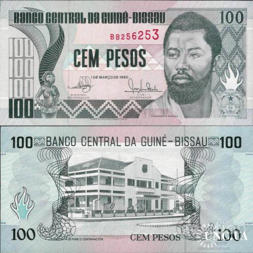 Гвинея-Бисау - Guinea Bissau 1990 - 100 pesos - Pick 11 UNC