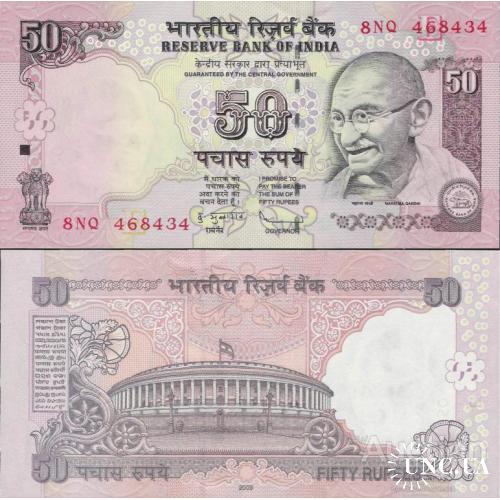 Индия - India 2009 - 50 Rupees - Pick 97 UNC