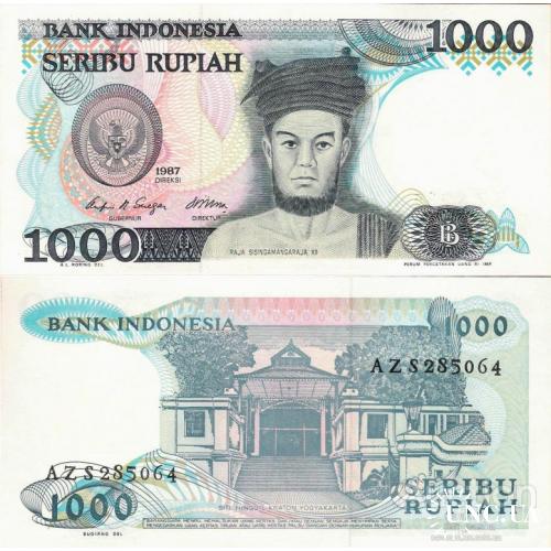 Индонезия - Indonesia 1987 - 1000 rupiah - Pick 124 UNC