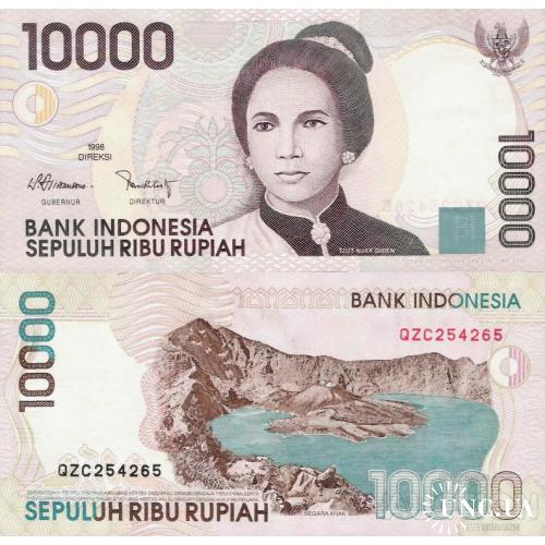 Индонезия - Indonesia 1998 (2004) - 10000 rupiah - Pick 137g UNC