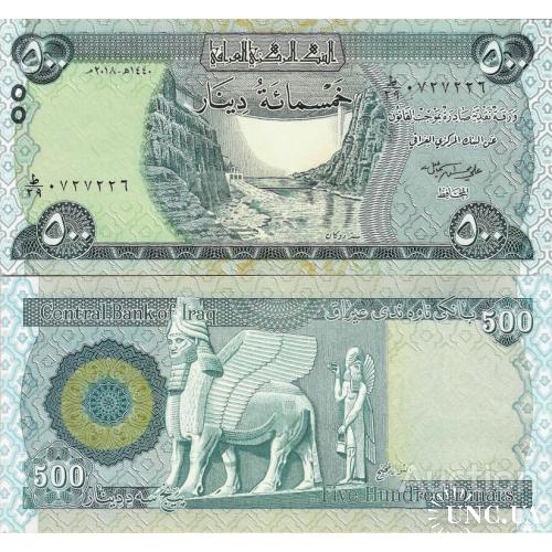 Ирак - Iraq 2018 - 500 dinars - Pick NEW UNC