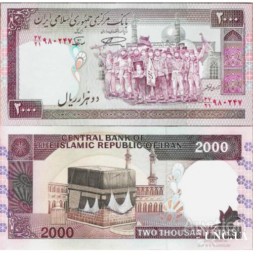 Иран - Iran 1986-2005 ND - 2000 Rials - Pick 141 UNC