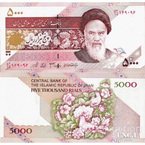 Иран - Iran 1993-2007 ND - 5000 Rials - Flowers Pick 145 UNC