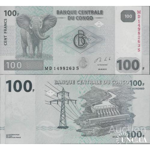 Конго - Congo DR 2013 - 100 Francs - Pick 98 UNC