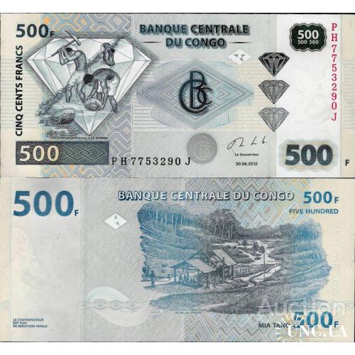 Конго - Congo DR 2013 - 500 Francs Pick 96 UNC