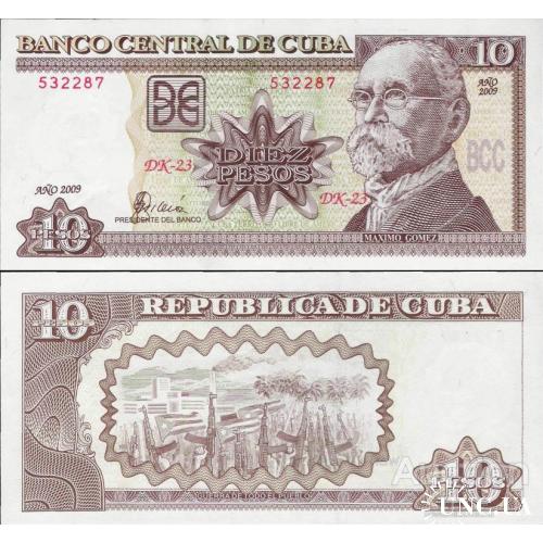 Куба - Cuba 2009 - 10 pesos - Pick 117k UNC