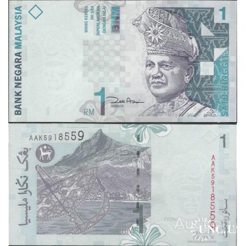 Малайзия - Malaysia 1998-2000 - 1 Ringgit P-39b UNC