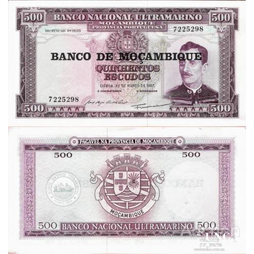 Мозамбик - Mozambique 1976 ND - 500 escudos - Pick 118 UNC