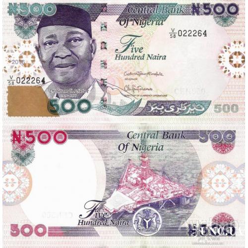 Нигерия - Nigeria 2016 - 500 naira - Pick 30 UNC