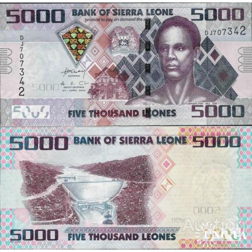 Сьерра-Леоне - Sierra Leone 2010 - 5000 leones - Pick 32 UNC