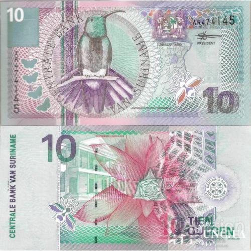 Суринам - Suriname 2000 - 10 Gulden - Pick 147 UNC