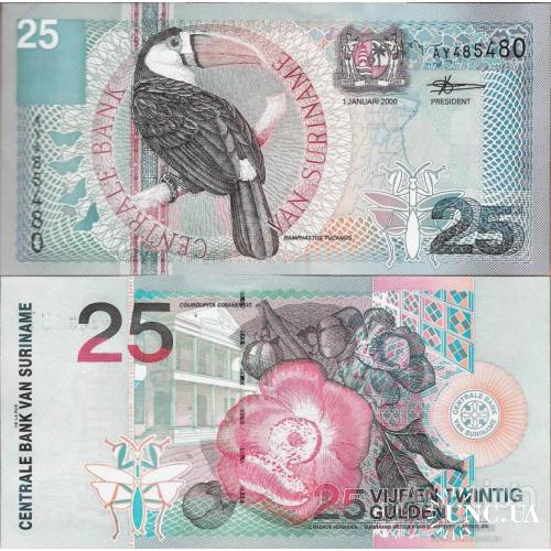 Суринам - Suriname 2000 - 25 Gulden - Pick 148 UNC